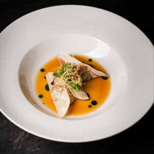 Dumplings in Pilzessenz